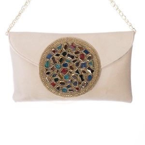 Hand Beaded Suede Bags.